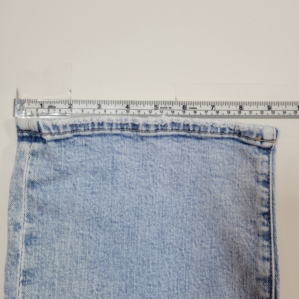 BKE Andi Wide Leg Jeans Womens 25x34 Blue Excellent Mid Rise Slim Fit Denim - Picture 6 of 11